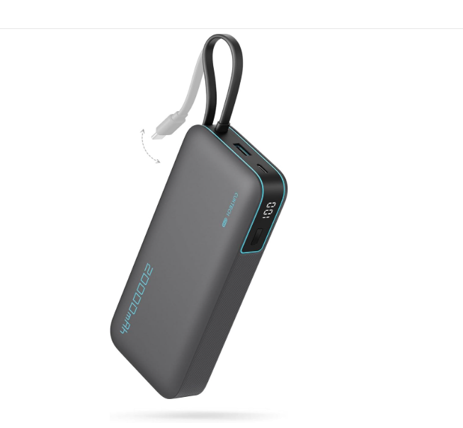 Power bank CUKTECH 20000 mAh compacto